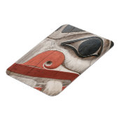 Totem Stöcke im Haida Heritage Centre Museum Magnet (Linke Seite)