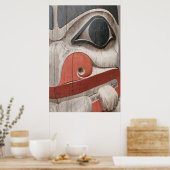 Totem Stöcke im Haida Heritage Centre Museum Poster (Küche)