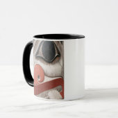 Totem-Stöcke im Haida-Kulturzentrum-Museum Tasse (Vorderseite Links)