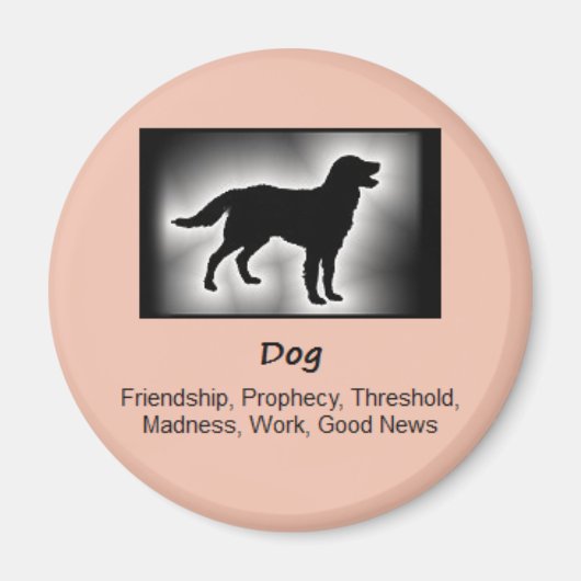 Totem Tier Geist bedeutet Magnet (Vorne)