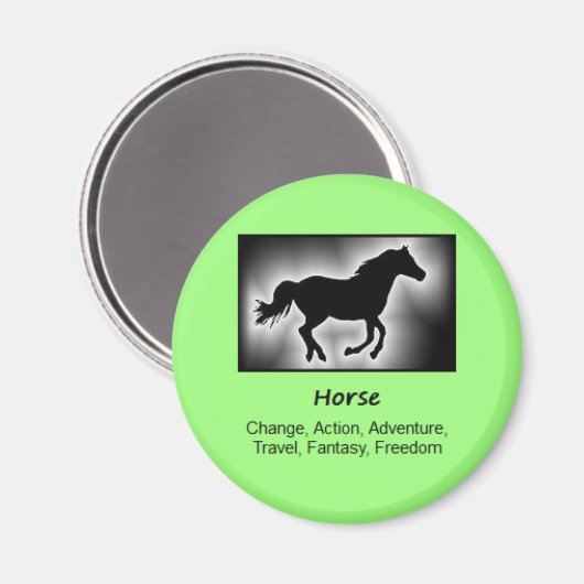 Totem Tier Sinn Magnet (Vorderseite/Rückseite)