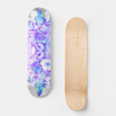 Totem Totem Dreamcatcher Blumenzauber Lila Grau Skateboard (Vorderseite)