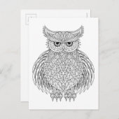 Totem von Inspiriert Vogelgeflügel Postkarte (Vorne/Hinten)