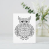 Totem von Inspiriert Vogelgeflügel Postkarte (Stehend Vorderseite)