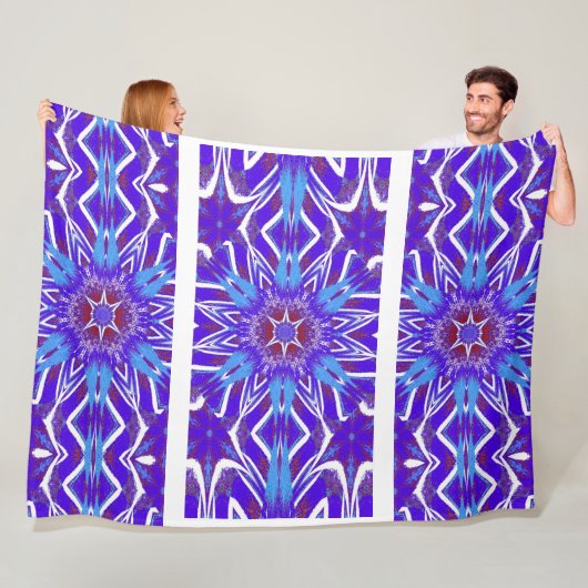 Totem-Wildblume 10 Fleecedecke (Beispiel)