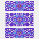 Totem-Wildblume 10 Fleecedecke (Vorderseite)