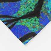 Totem-Wildblume 5 Fleecedecke (Ecke)