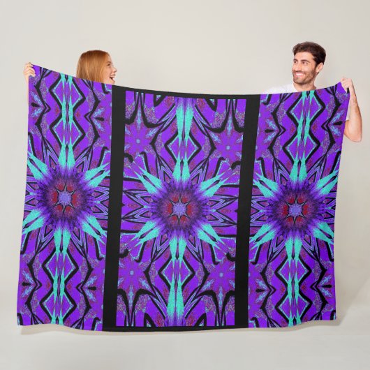 Totem-Wildblume 9 Fleecedecke (Beispiel)