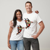 Totemic Bird – Abstract Tribal Symbol T-Shirt (Unisex)