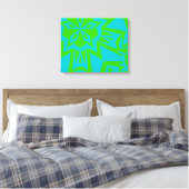 Totemly abstrakt leinwanddruck (Insitu (Schlafzimmer))