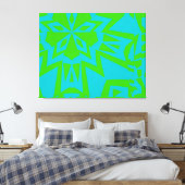 Totemly abstrakt leinwanddruck (Insitu (Schlafzimmer))