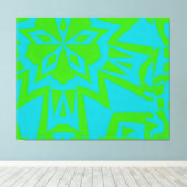 Totemly abstrakt leinwanddruck (Insitu (Holzboden))
