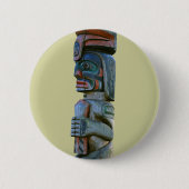 Totempfahl Button (Vorderseite)