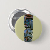 Totempfahl Button (Vorne & Hinten)