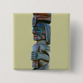 Totempfahl Button (Vorderseite)