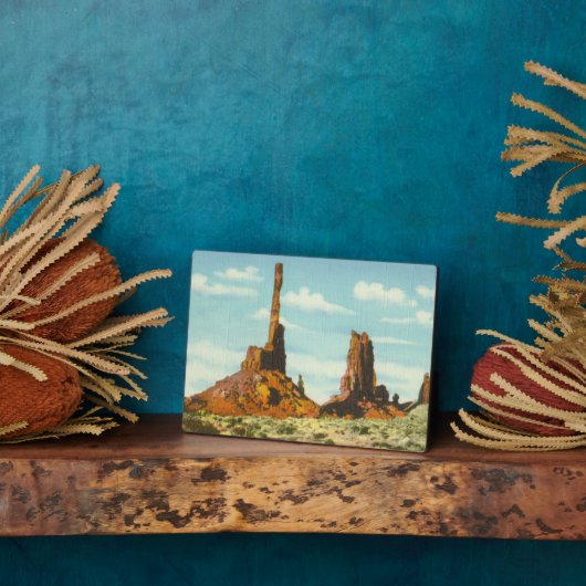 Totempfahl Fotoplatte (Seite)