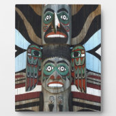 Totempfahl Fotoplatte (Vorderseite)