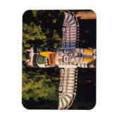 Totempfahl in Vancouver, Kanada. Magnet (Vertikal)