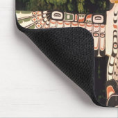Totempfahl in Vancouver, Kanada. Mousepad (Ecke)