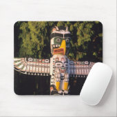 Totempfahl in Vancouver, Kanada. Mousepad (Mit Mouse)
