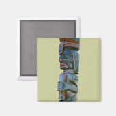 Totempfahl Magnet (Vorderseite/Rückseite)