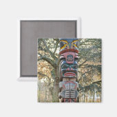 Totempfahl Magnet (Vorderseite/Rückseite)