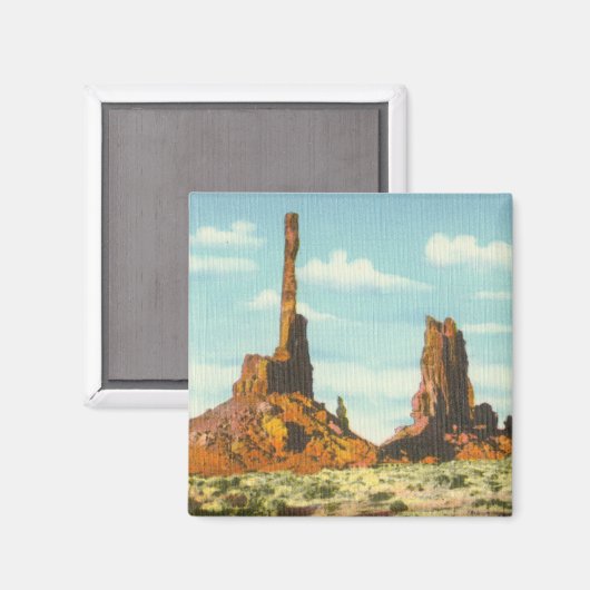 Totempfahl Magnet (Vorderseite/Rückseite)