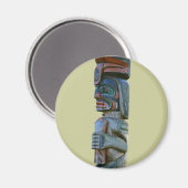 Totempfahl Magnet (Vorderseite/Rückseite)