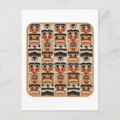 Totempfahl Postkarte (Vorderseite)