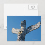 Totempfahl Postkarte (Vorne/Hinten)