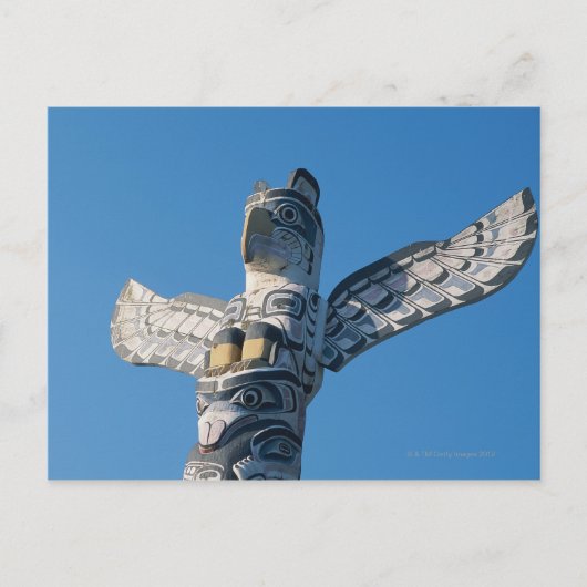 Totempfahl Postkarte (Vorderseite)