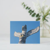 Totempfahl Postkarte (Stehend Vorderseite)
