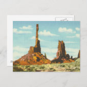 Totempfahl Postkarte (Vorne/Hinten)