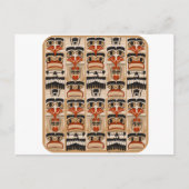 Totempfahl Postkarte (Vorderseite)