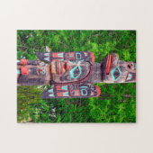 Totempfahl Puzzle (Horizontal)