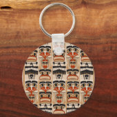 Totempfahl Schlüsselanhänger (Vorderseite)