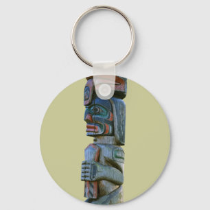 Totempfahl Schlüsselanhänger