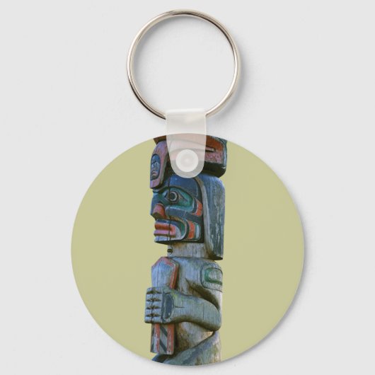 Totempfahl Schlüsselanhänger (Vorderseite)