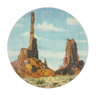 Totempfahl Schneidebrett