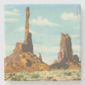 Totempfahl Steinuntersetzer (Vorderseite)