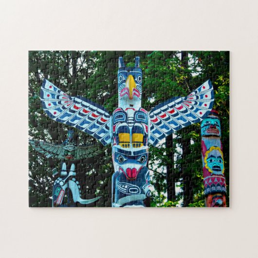 Totempfahl Vancouver. Puzzle (Horizontal)