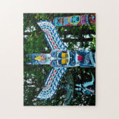 Totempfahl Vancouver. Puzzle (Vertikal)