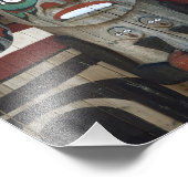 Totempfeiler-Fotodruck Fotodruck (Ecke)