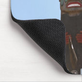 Totempfeiler-Mausteller Mousepad (Ecke)