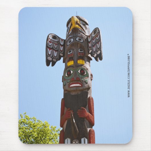 Totempfeiler-Mausteller Mousepad (Vorne)