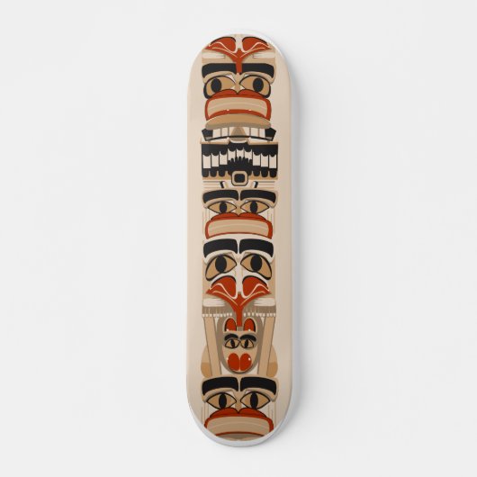 Totempfeiler Skate Skateboard (Vorne)