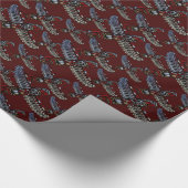 Totempfeiler-Wrap-Papier Native Art Geschenkpapier (Ecke)