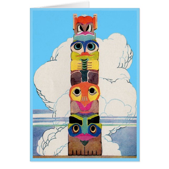 Totempol der 1920er (Vorne)