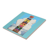 Totempol der 1920er fliese (Seite)