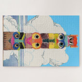 Totempol der 1920er Jahre Puzzle (Horizontal)